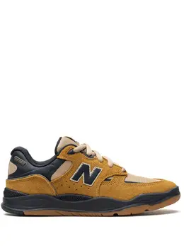 New Balance: Коричневые кроссовки 