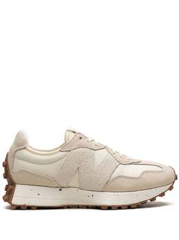 New Balance: Бежевые кроссовки  327