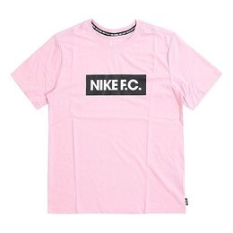 Nike: Розовая футболка  Football