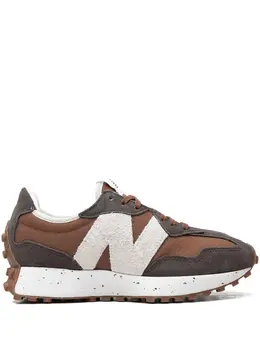 New Balance: Коричневые кроссовки  327