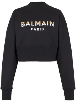 Balmain: Свитшот с принтом