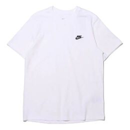 Nike: Белая футболка 