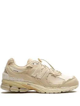 New Balance: Бежевые кроссовки 