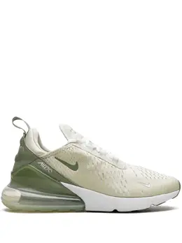 Nike: Зелёные кроссовки  Air Max 270