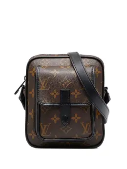 Louis Vuitton Pre-Owned: Коричневая сумка через плечо 