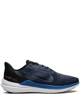 Nike: Тёмные кроссовки  Air