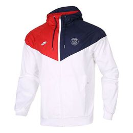 Nike: Куртка  Paris Saint Germain с капюшоном