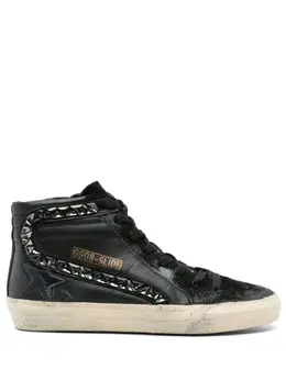 Golden Goose: Чёрные кроссовки  Slide