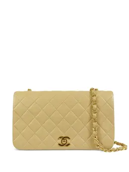 CHANEL Pre-Owned: Бежевая сумка 