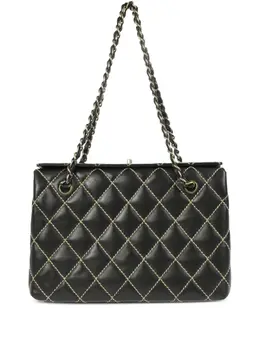 CHANEL Pre-Owned: Чёрная сумка 