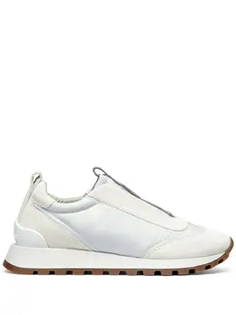 Brunello Cucinelli: Белые кроссовки 