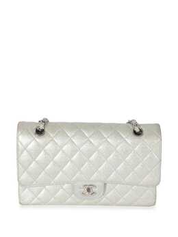 CHANEL Pre-Owned: Серебристая сумка 