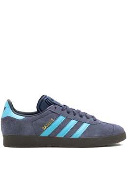 adidas: Голубые кроссовки  Gazelle