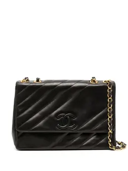 CHANEL Pre-Owned: Чёрная сумка 