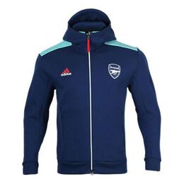 Adidas: Голубая куртка 