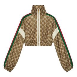 Gucci: Куртка  Interlocking G на молнии