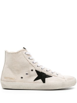 Golden Goose: Белые кроссовки  Francy
