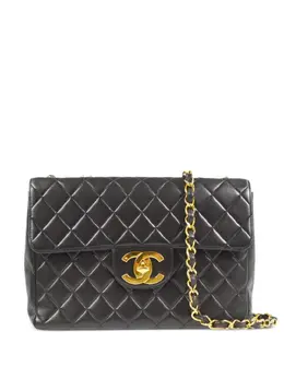 CHANEL Pre-Owned: Чёрная сумка 