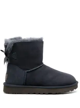 UGG: Голубые ботинки Mini Bailey