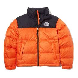 The North Face: Оранжевая куртка  Nuptse