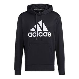 Adidas: Чёрная толстовка 