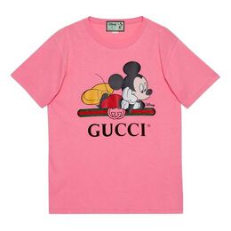 Gucci: Розовая футболка  Disney