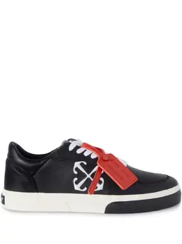 Off-White: Чёрные кроссовки  Vulcanized