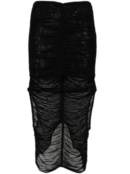 Mugler: Драпированная юбка 