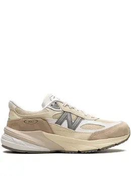 New Balance: Бежевые кроссовки 