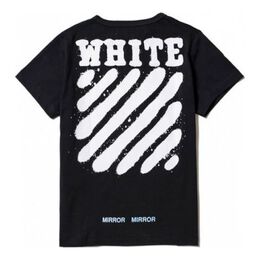 Off-White: Футболка  Virgil в полоску