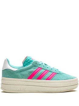 adidas: Голубые кроссовки  Gazelle