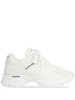 Balenciaga: Белые кроссовки  Phantom