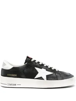 Golden Goose: Чёрные кроссовки  Stardan