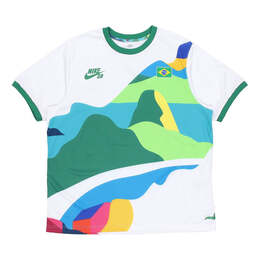 Nike: Белая футболка 