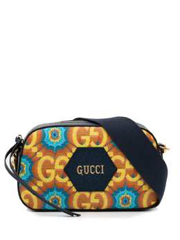 Gucci Pre-Owned: Голубая сумка через плечо