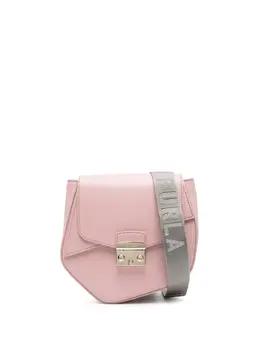 Furla: Розовая сумка через плечо  Metropolis Mini