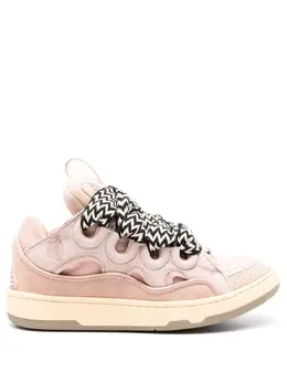 Lanvin: Розовые кроссовки  Curb