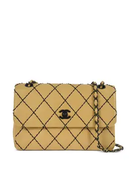 CHANEL Pre-Owned: Бежевая сумка 