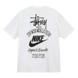 Nike: Белая футболка 