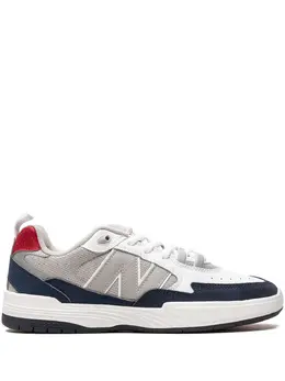 New Balance: Белые кроссовки 