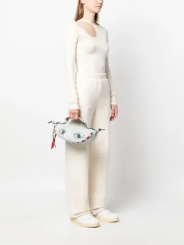 Lancel: Светлая сумка через плечо 