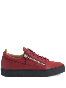 Giuseppe Zanotti: Тёмные кроссовки  Frankie