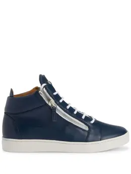 Giuseppe Zanotti: Синие кроссовки  Frankie