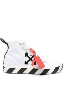 Off-White: Белые кроссовки  Vulcanized