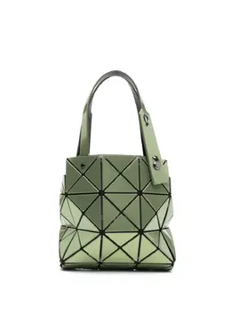 Bao Bao Issey Miyake: Сумка-шоппер цвета хаки 