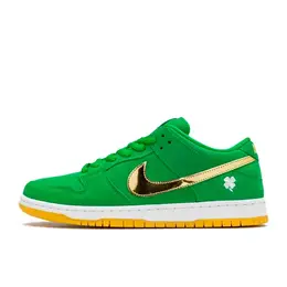 NIKE: Зелёные кроссовки  Dunk Low