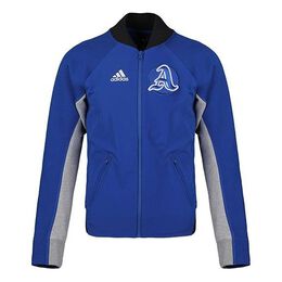 Adidas: Голубая куртка 