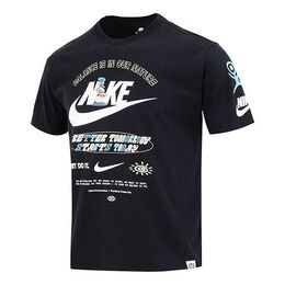 Nike: Чёрная футболка  Sportswear