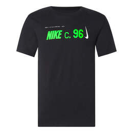 Nike: Чёрная футболка  Dri FIT