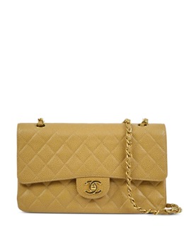 CHANEL Pre-Owned: Бежевая сумка 